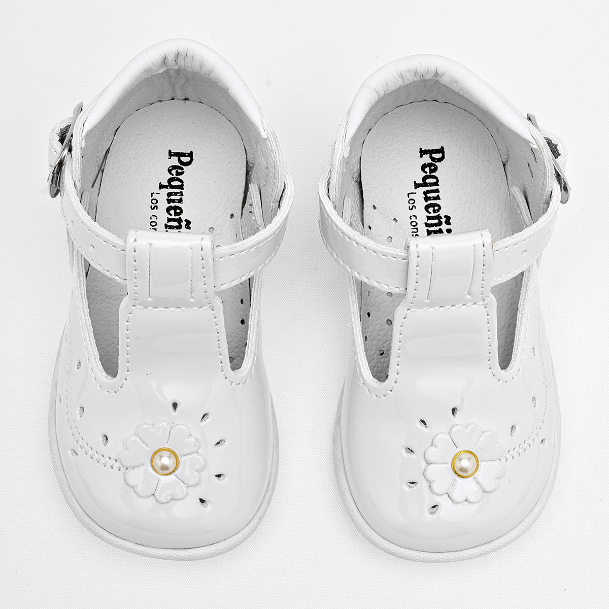 Foto 3 | Chaparrin Zapatitos Para Bebé Niña Blanco