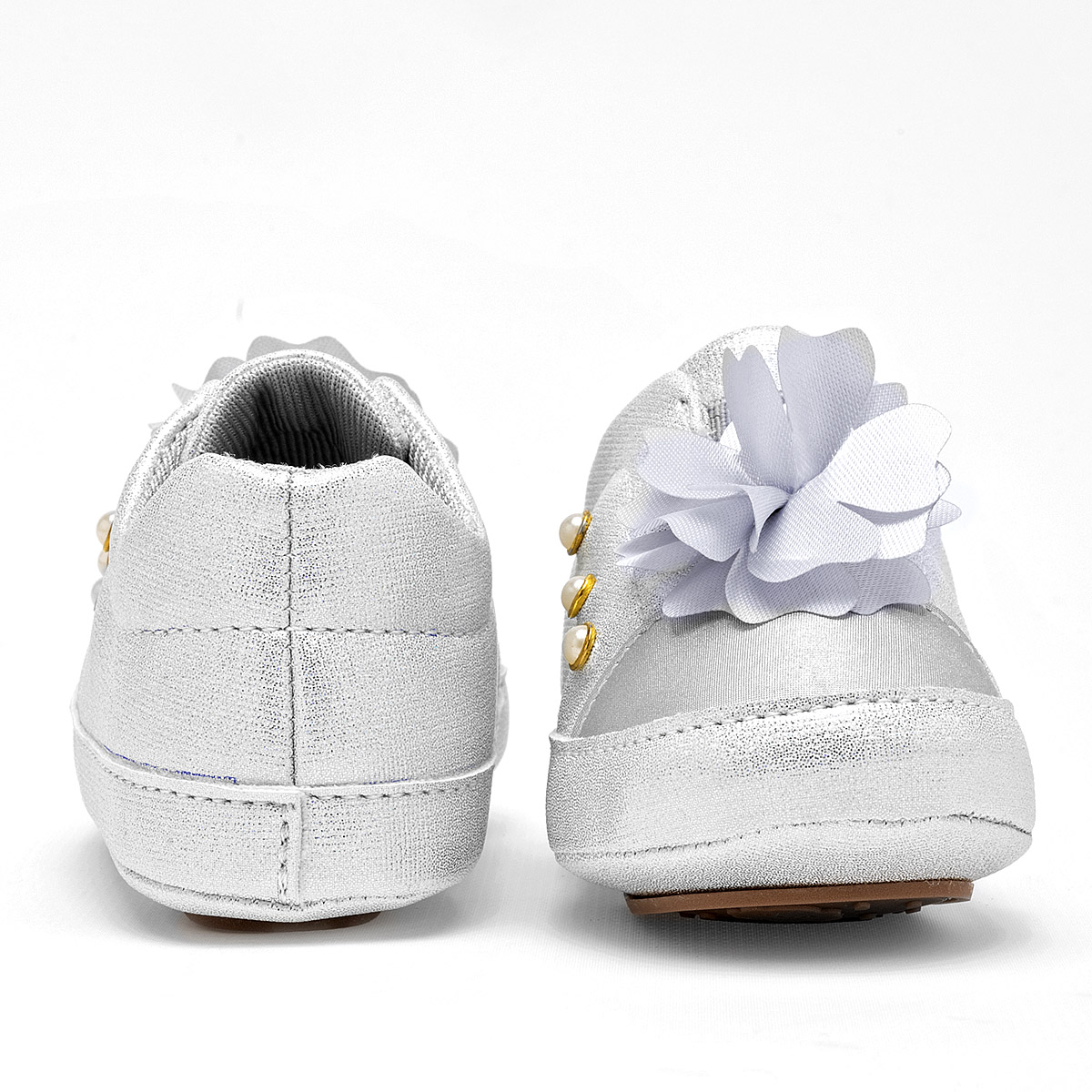 Foto 4 | Eredi Zapatitos Para Bebé Niña Plata
