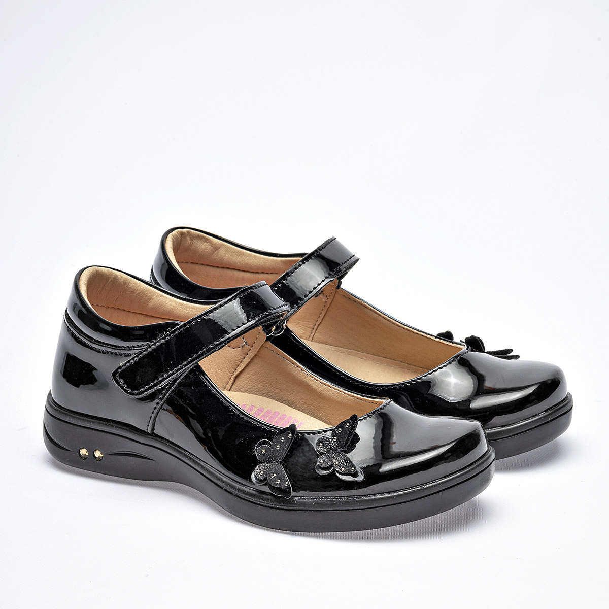 Foto 2 | Yuyin Zapato Para Niña Negro Charol