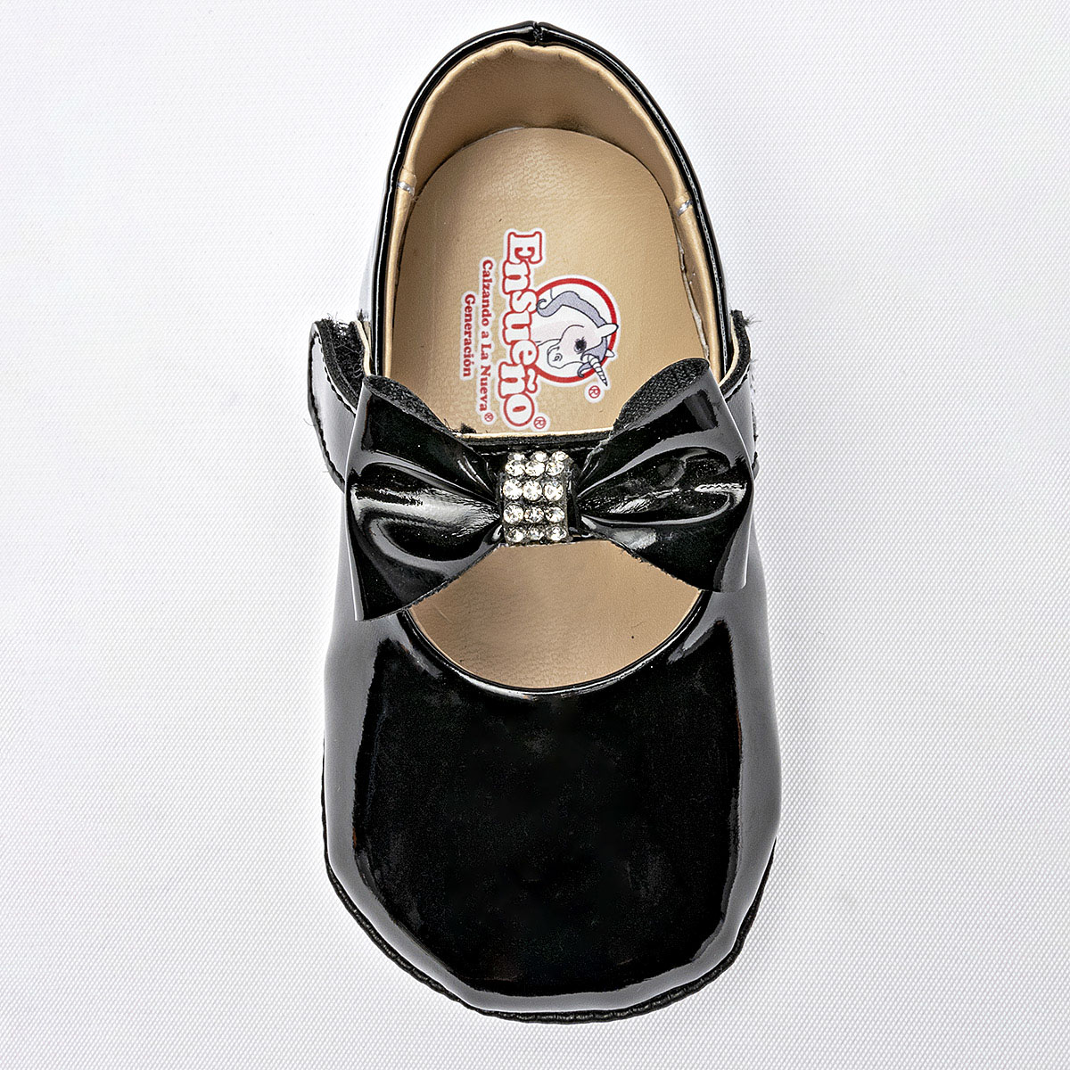 Foto 2 | Ensueño Zapatitos Para Bebé Niña Negro Charol