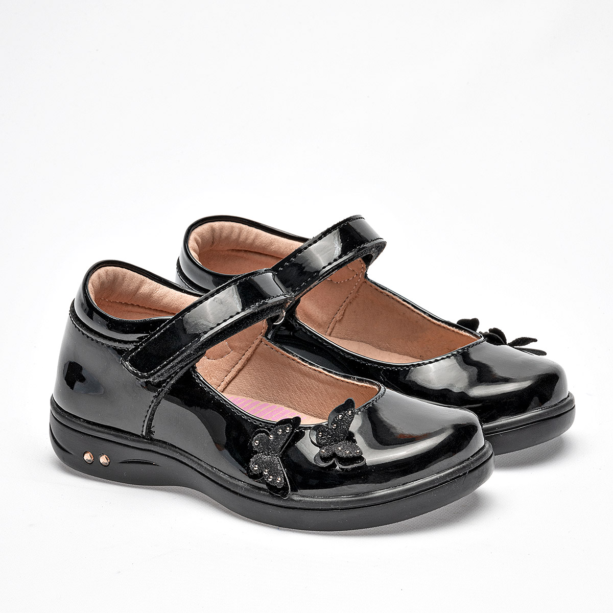 Foto 2 | Yuyin Zapato Para Niña Negro Charol