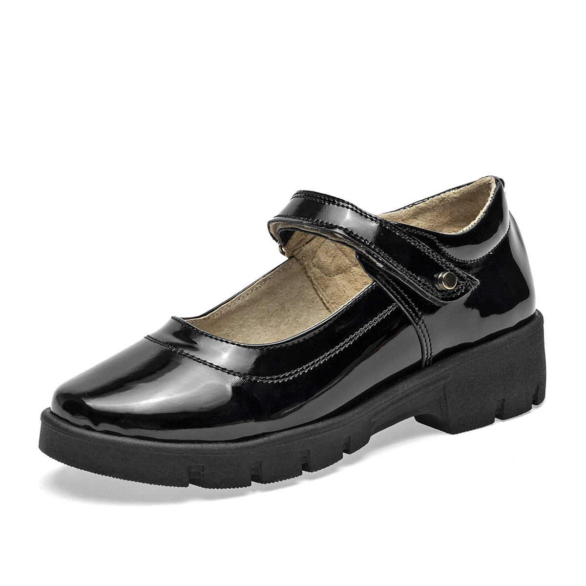 Queen Zapato Para Niña Negro Charol