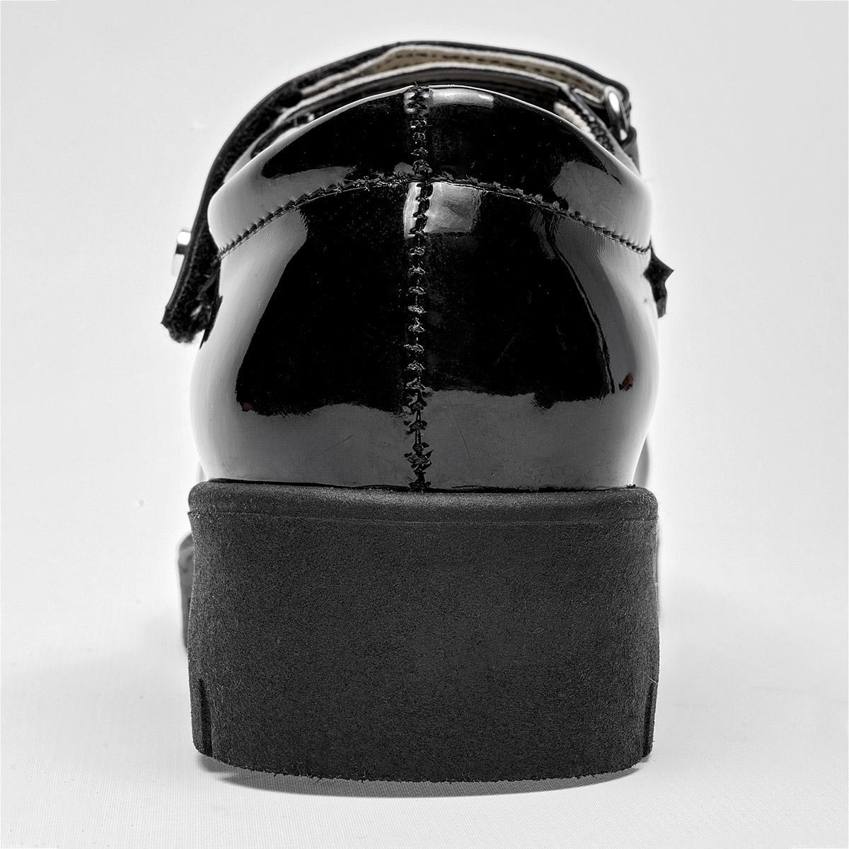 Foto 4 pulgar | Queen Zapato Para Niña Negro Charol