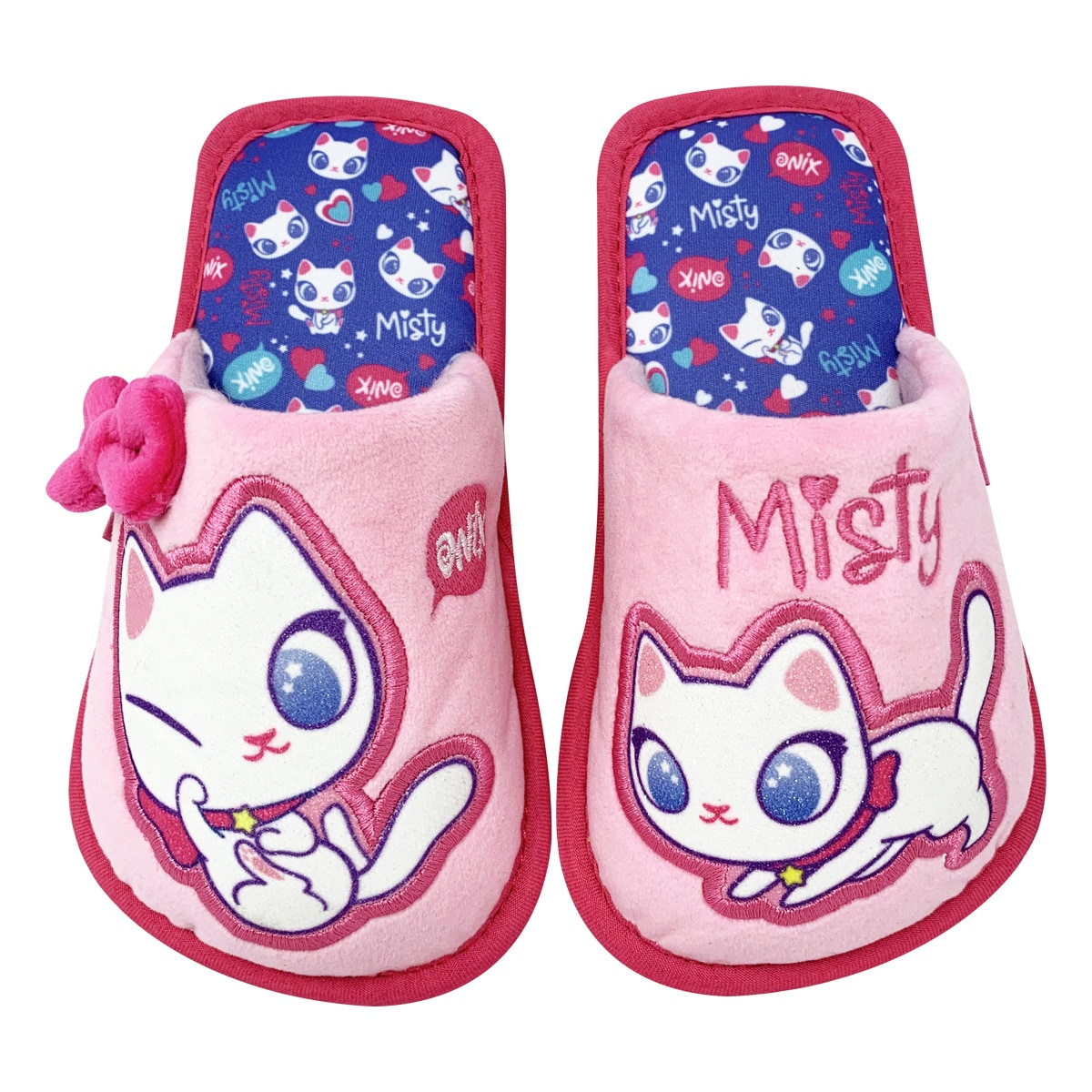 Pantufla Onix Gatito Misty Color Rosa Para Ni as Coppel