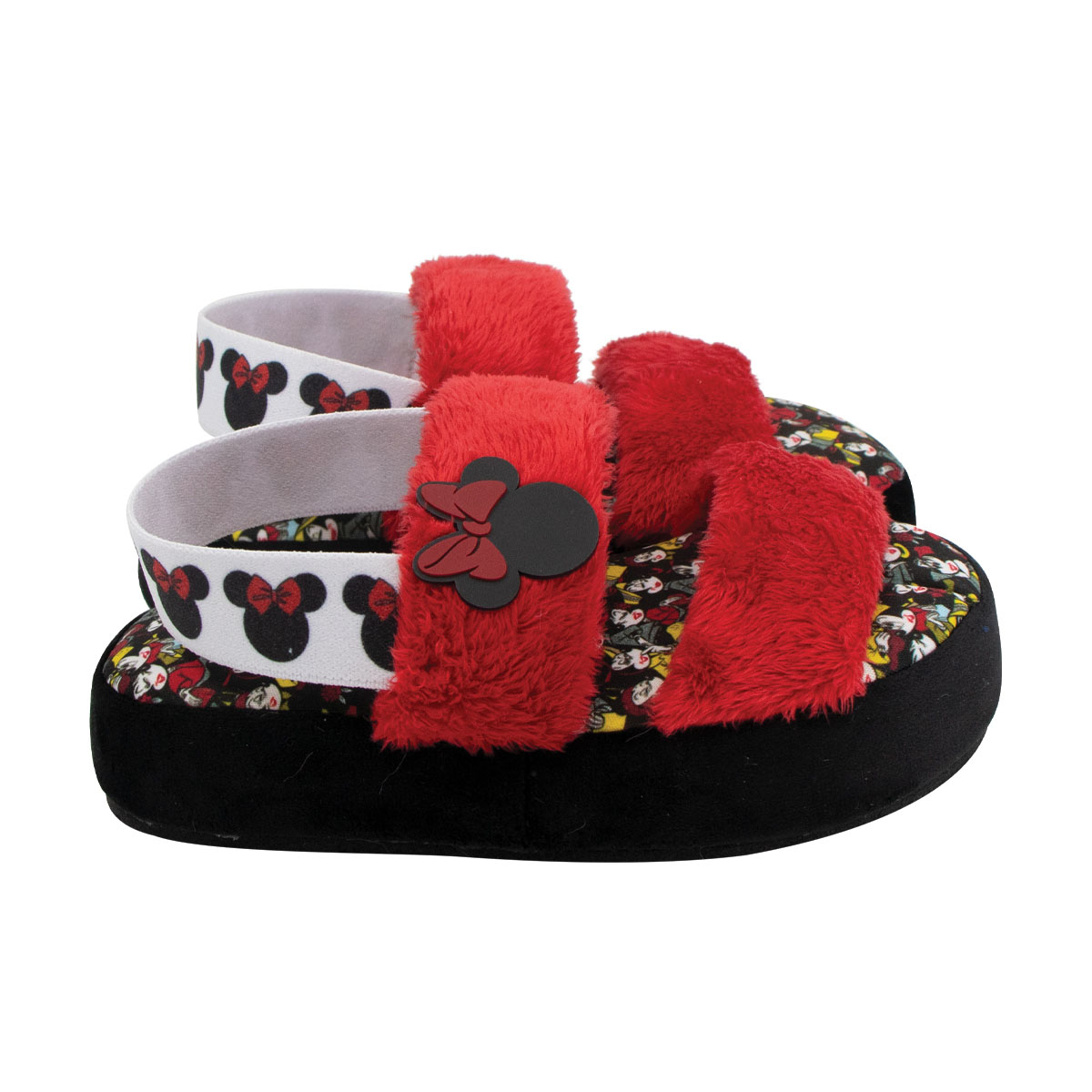 Foto 4 pulgar | Pantufla Para Niñas Disney Minnie Mouse Doble Tira