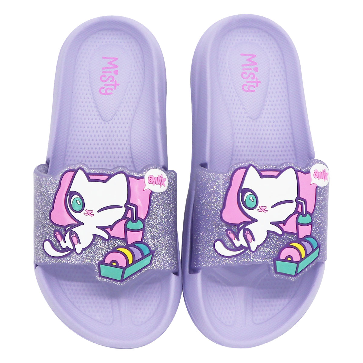 Foto 1 | Sandalias para Niñas Onix OXIMA00030 Gatito con Brillos
