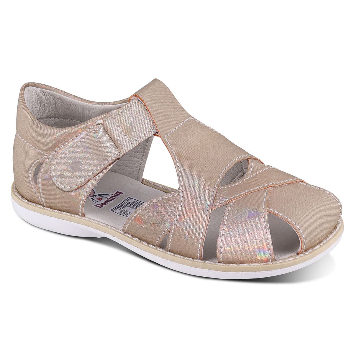 Huarache Casual Dominiq 7095 Color Beige Para Ni a Coppel