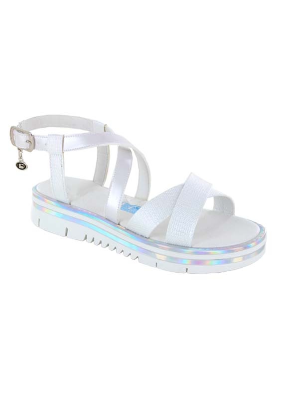 Foto 1 | Sandalias Coqueta 112403-Y Blancas para Niña