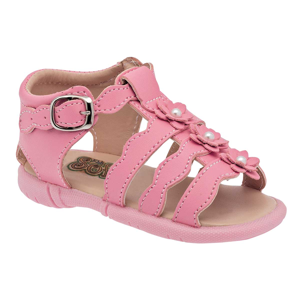 Foto 1 | Sandalias Kids Sofi Rosas para Bebé Niña