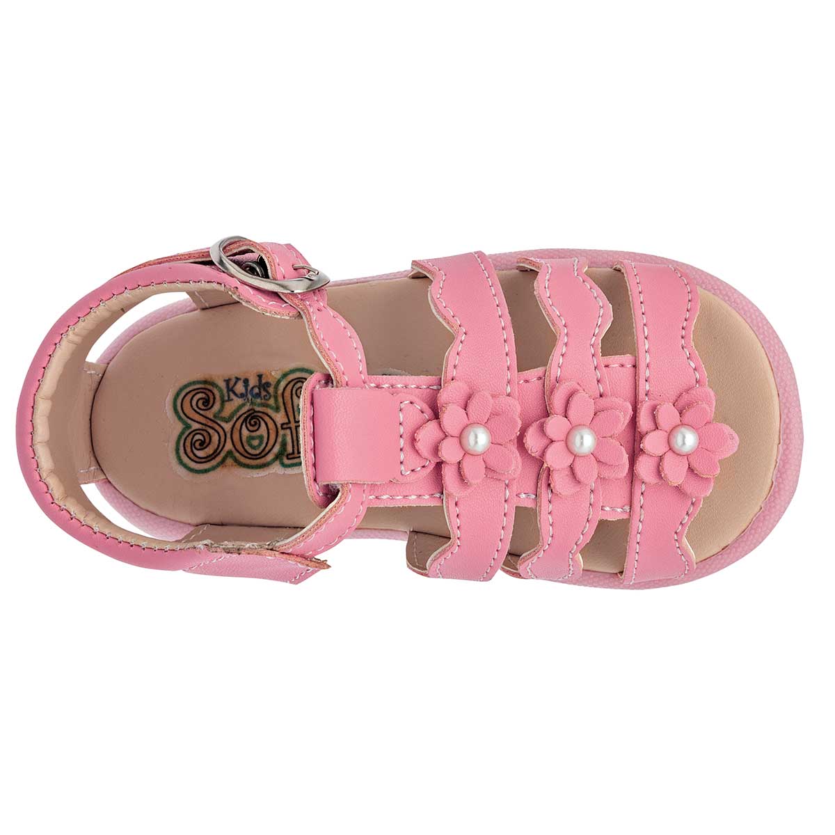 Foto 3 pulgar | Sandalias Kids Sofi Rosas para Bebé Niña