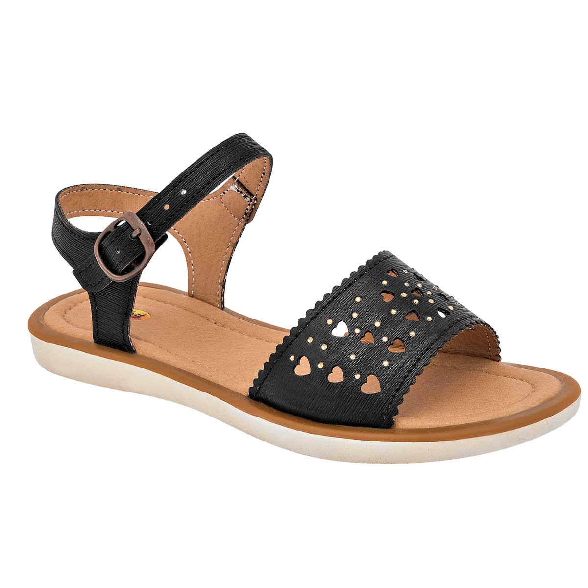 Sandalias Faby 100842-1 Negras para Niña
