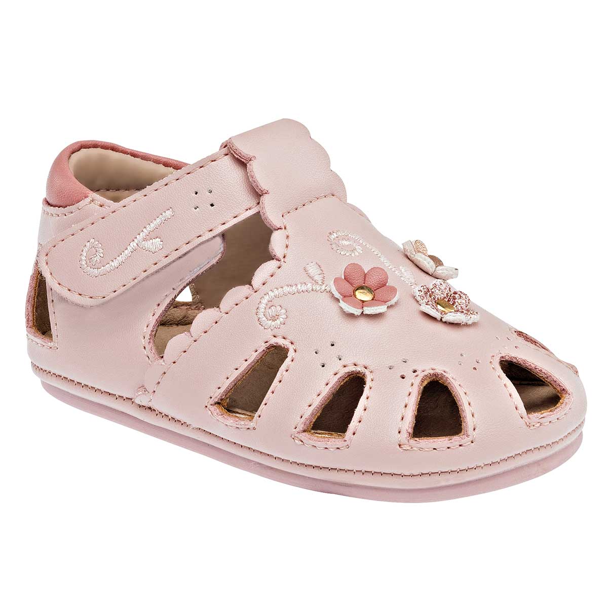 Foto 2 pulgar | Sandalias Ensueño Rosas para Bebé Niña