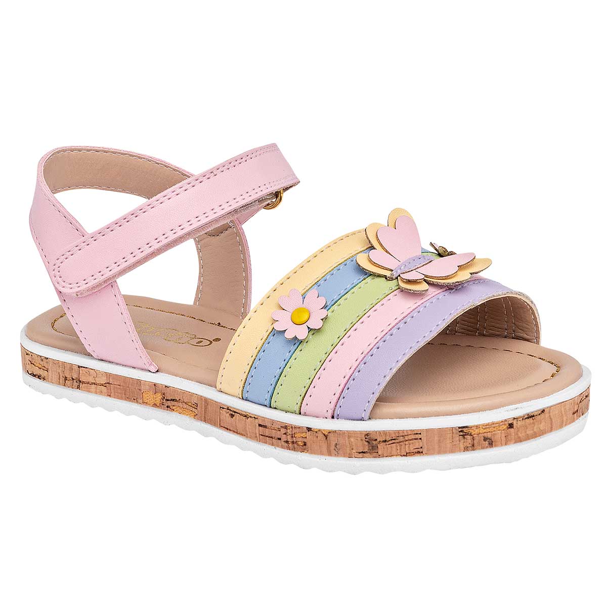 Foto 2 pulgar | Sandalias Ensueño Rosa para Bebé Niña