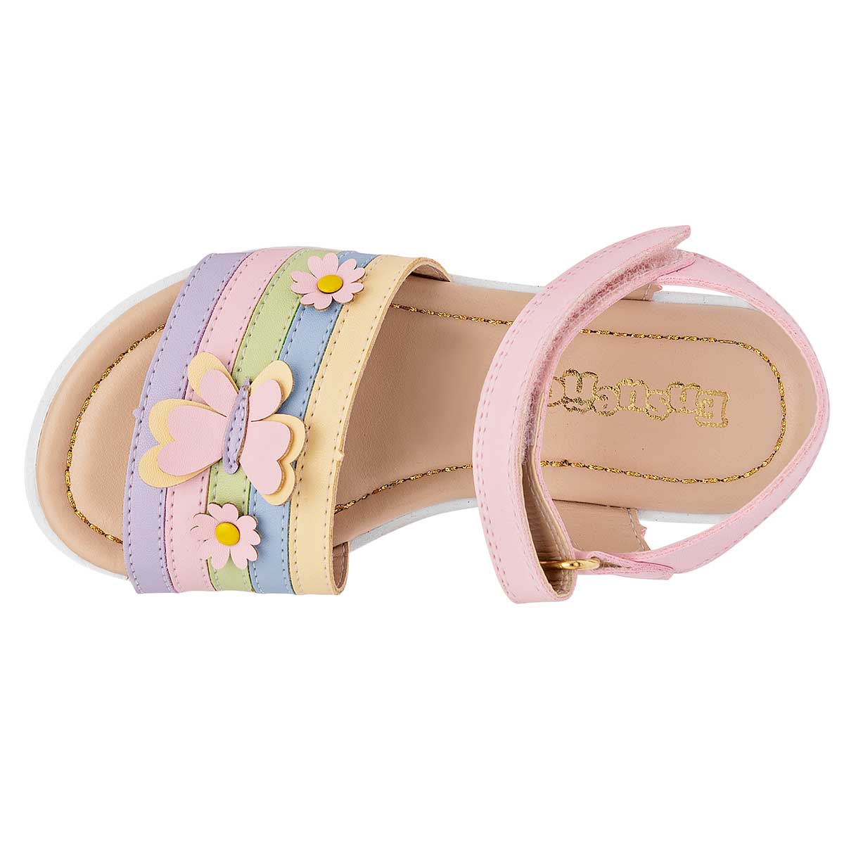 Foto 3 pulgar | Sandalias Ensueño Rosa para Bebé Niña