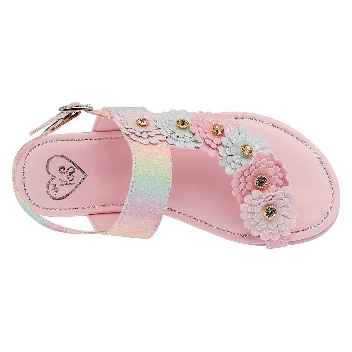 Foto 3 pulgar | Sandalias Ks Multicolor para Niña