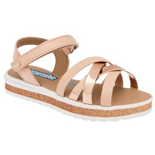 Foto 1 | Coqueta Sandalia Para Niña Beige, Código 102343-1