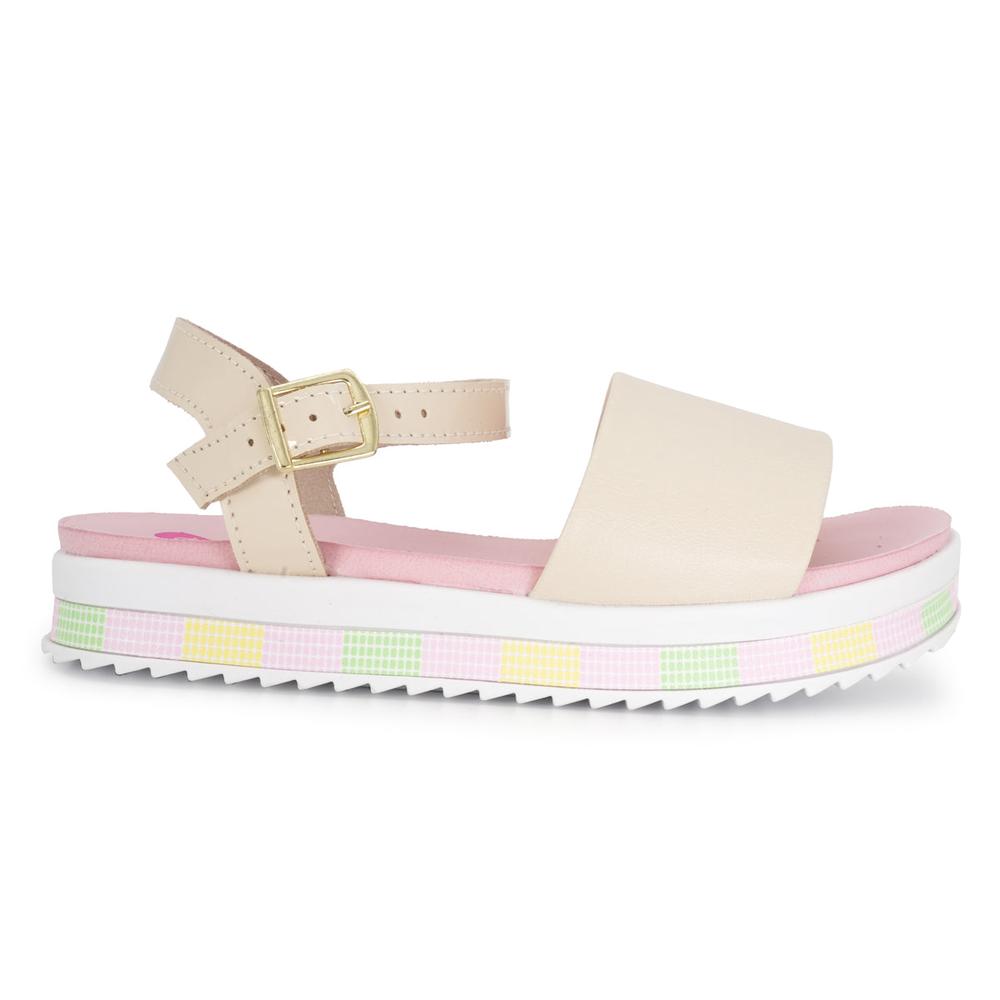 Foto 1 | Sandalia Para Niña Molekinha Renee Premium Beige