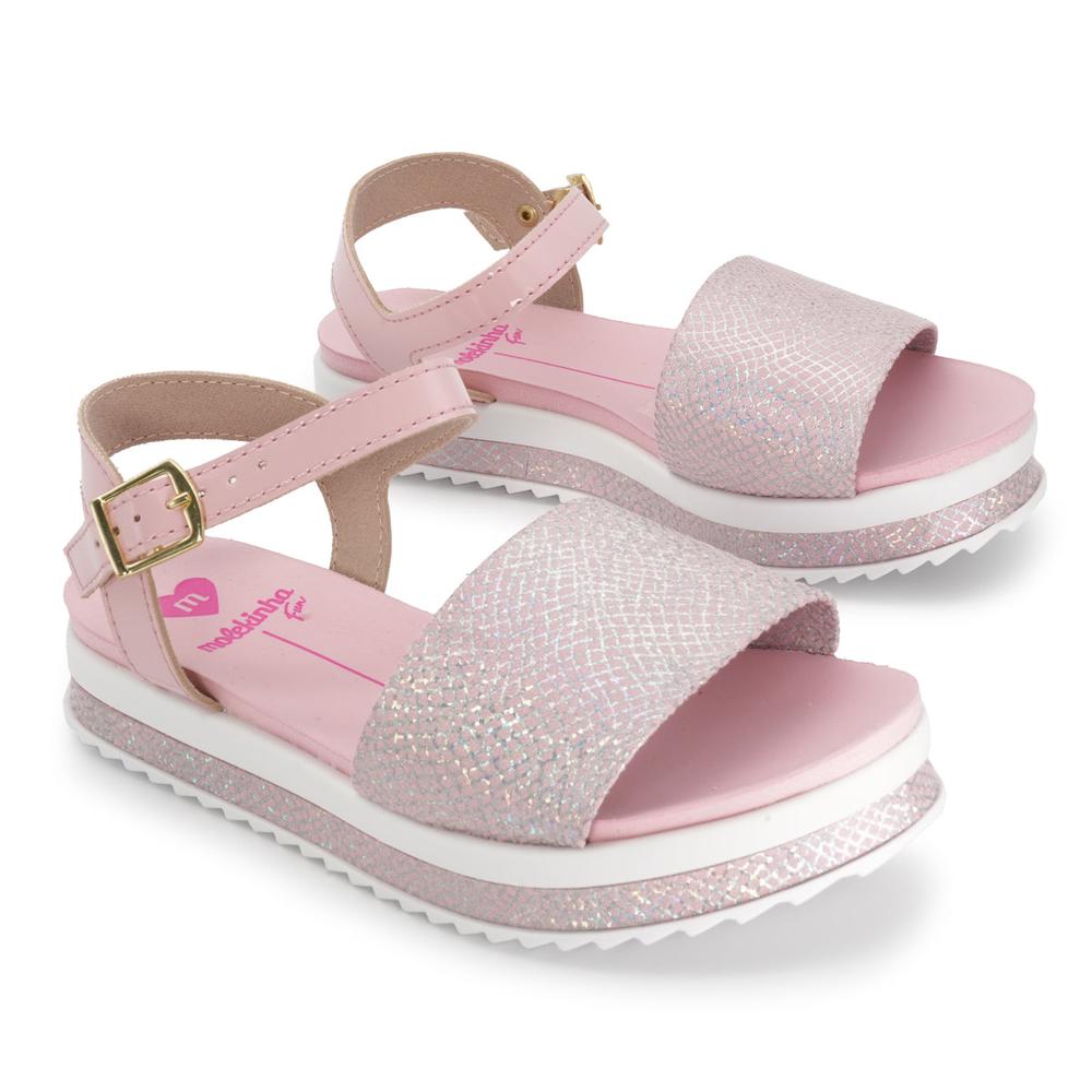 Foto 5 | Sandalia Para Niña Molekinha Renee Holographic Rosa