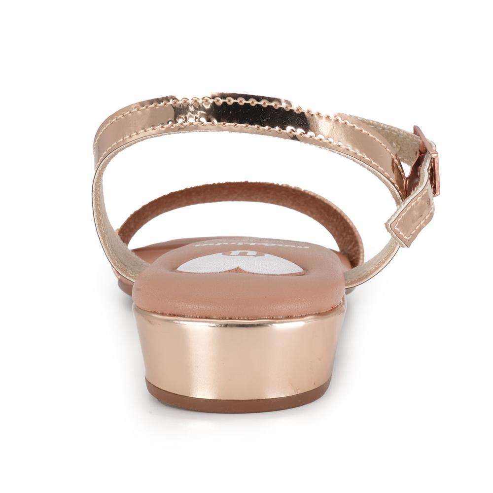 Foto 4 | Sandalia Para Niña Molekinha Darcy Gold Dorado