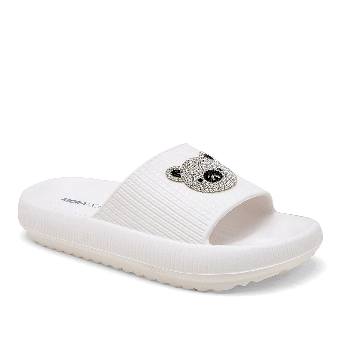 Moramora Sandalia Para Niña Blanco Plata, Código 123863-d
