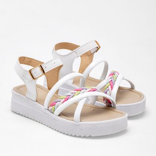Foto 2 | Been Class Sandalia Para Niña Blanco Multicolor, Código 124791-d