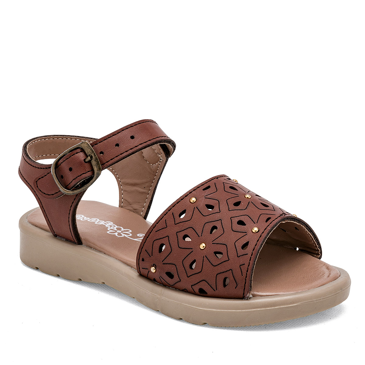 Foto 2 pulgar | Sandalias Yondeer Camel para Niña