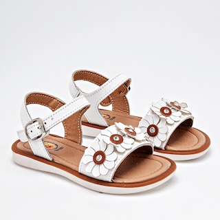 Foto 2 | Sandalias Faby Blancos para Niña