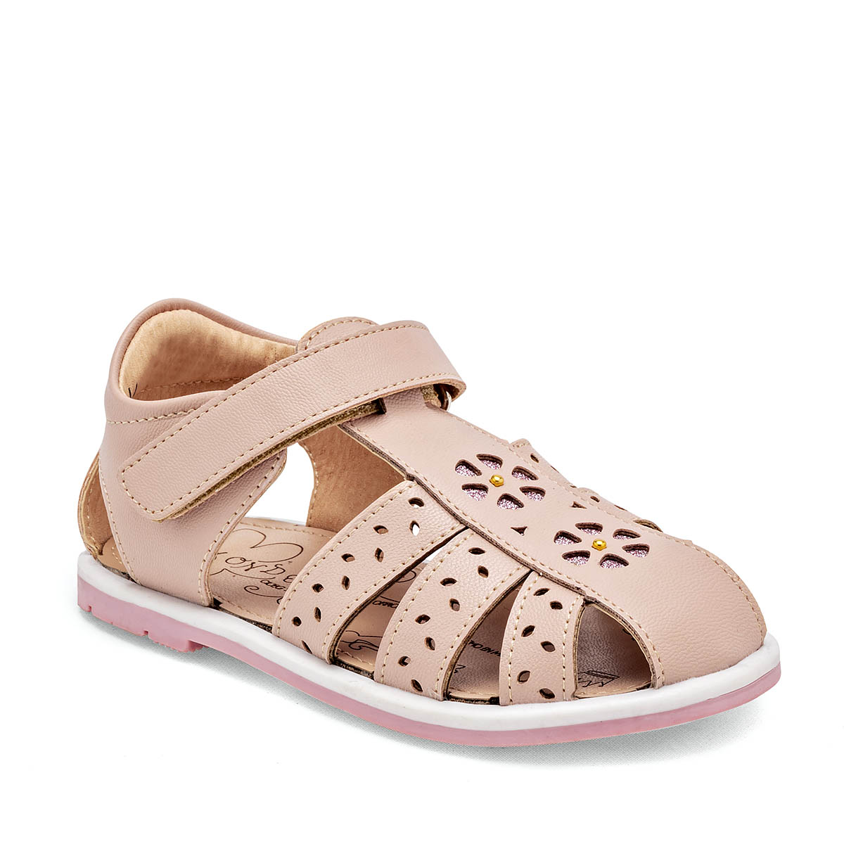 Sandalia Yondeer Beige Código 125929-b para Bebé Niña