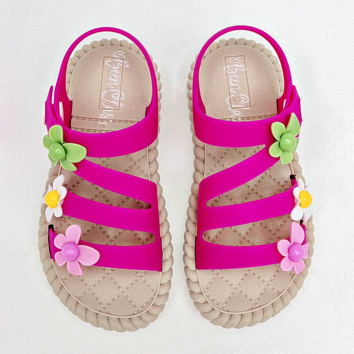 Foto 4 pulgar | Sandalias Been Class Rosas para Niña
