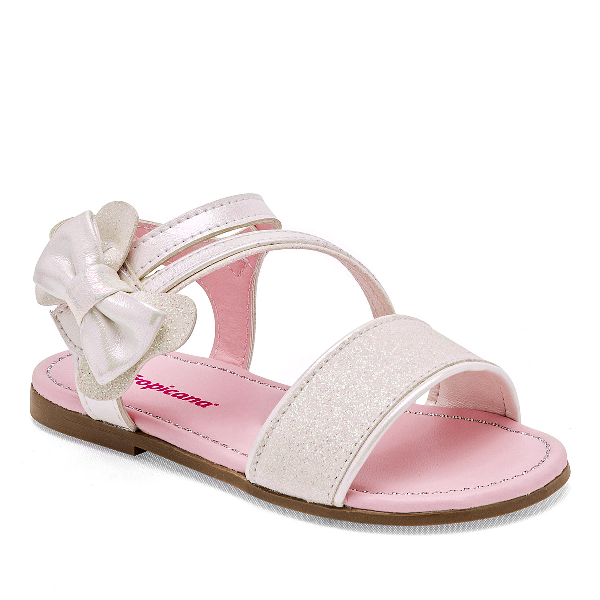 Foto 1 | Sandalia para Bebé Niña Tropicana Blanca Tornasol 125861-b