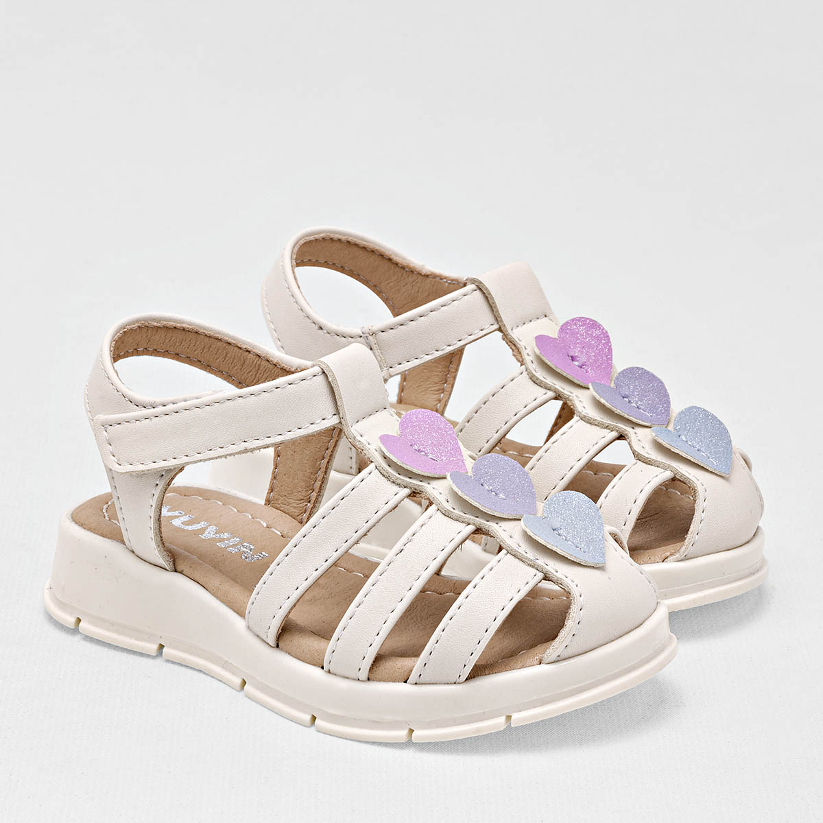 Foto 2 | Sandalia Yuyin Beige para Niña