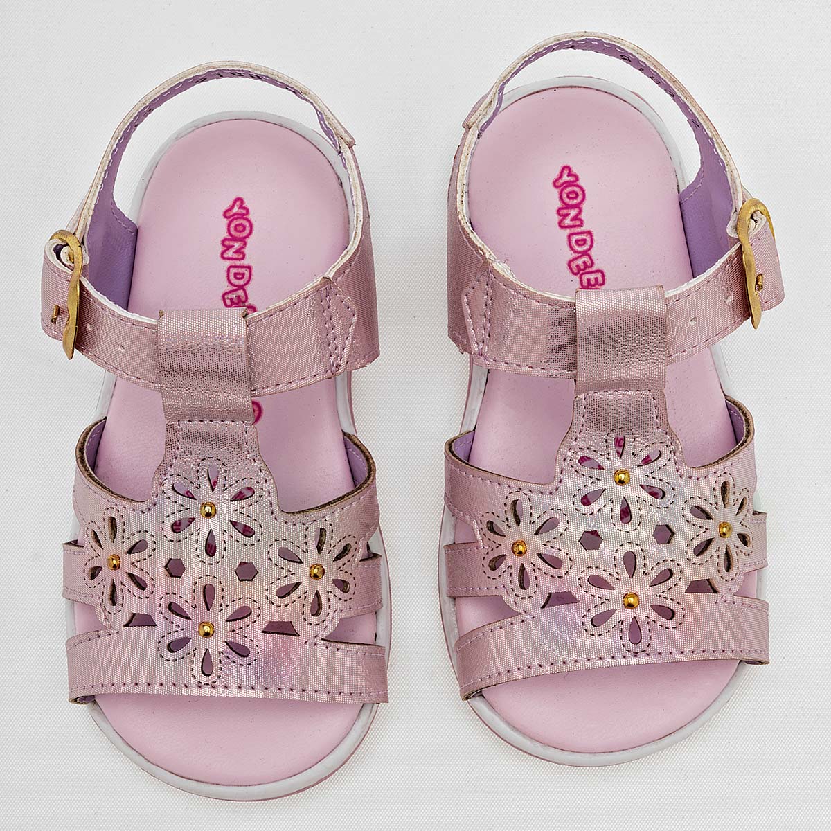 Foto 4 pulgar | Sandalias Yondeer 125948-b Rosa para Bebé Niña