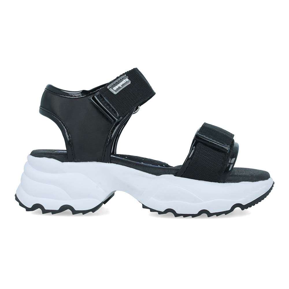 Foto 4 pulgar | Sandalias Huaraches Coqueta 115701-a Niña Sintético Casual Negro