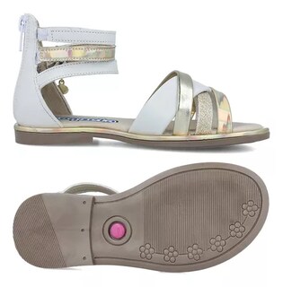 Foto 5 | Sandalia Huarache Coqueta 112515-b Blanco Niña Sintético Casual