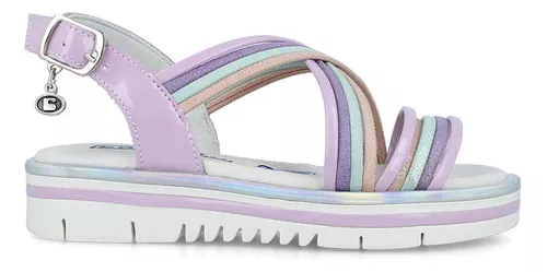 Foto 1 | Sandalias Huaraches Coqueta 112408-u Lila  Casual Niña Charol
