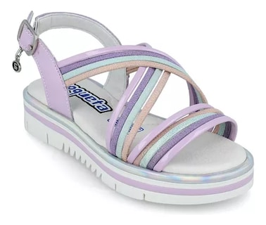 Foto 3 | Sandalias Huaraches Coqueta 112408-u Lila Casual Niña Charol