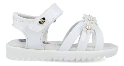 Foto 1 | Sandalias Coqueta Blancas para Niña