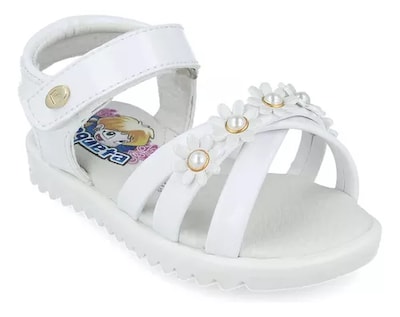 Foto 3 | Sandalias Coqueta Blancas para Niña