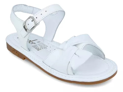 Foto 4 pulgar | Sandalias Kinder Blancas para Niña