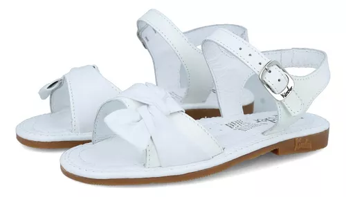 Foto 6 pulgar | Sandalias Kinder Blancas para Niña