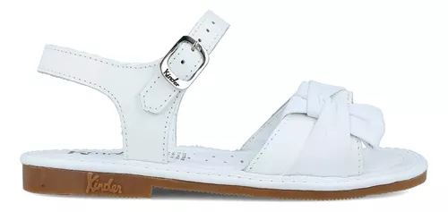 Sandalias Kinder Blancas para Niña