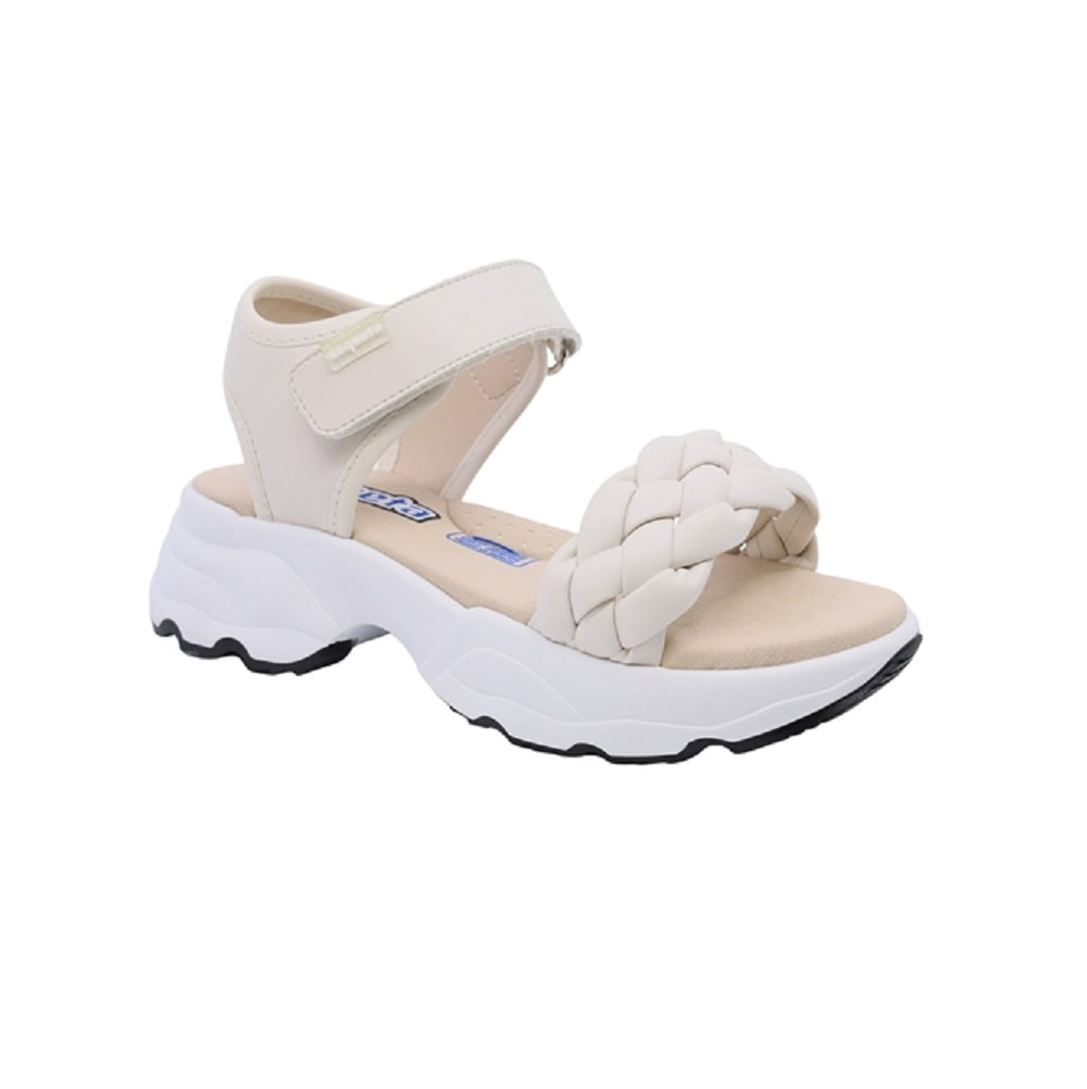 Sandalias Coqueta Blancas para Niña