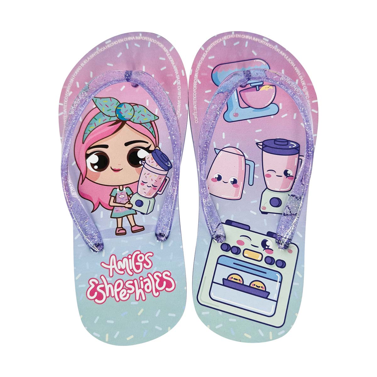 Sandalias Mis Pastelitos Multicolor para Niñas