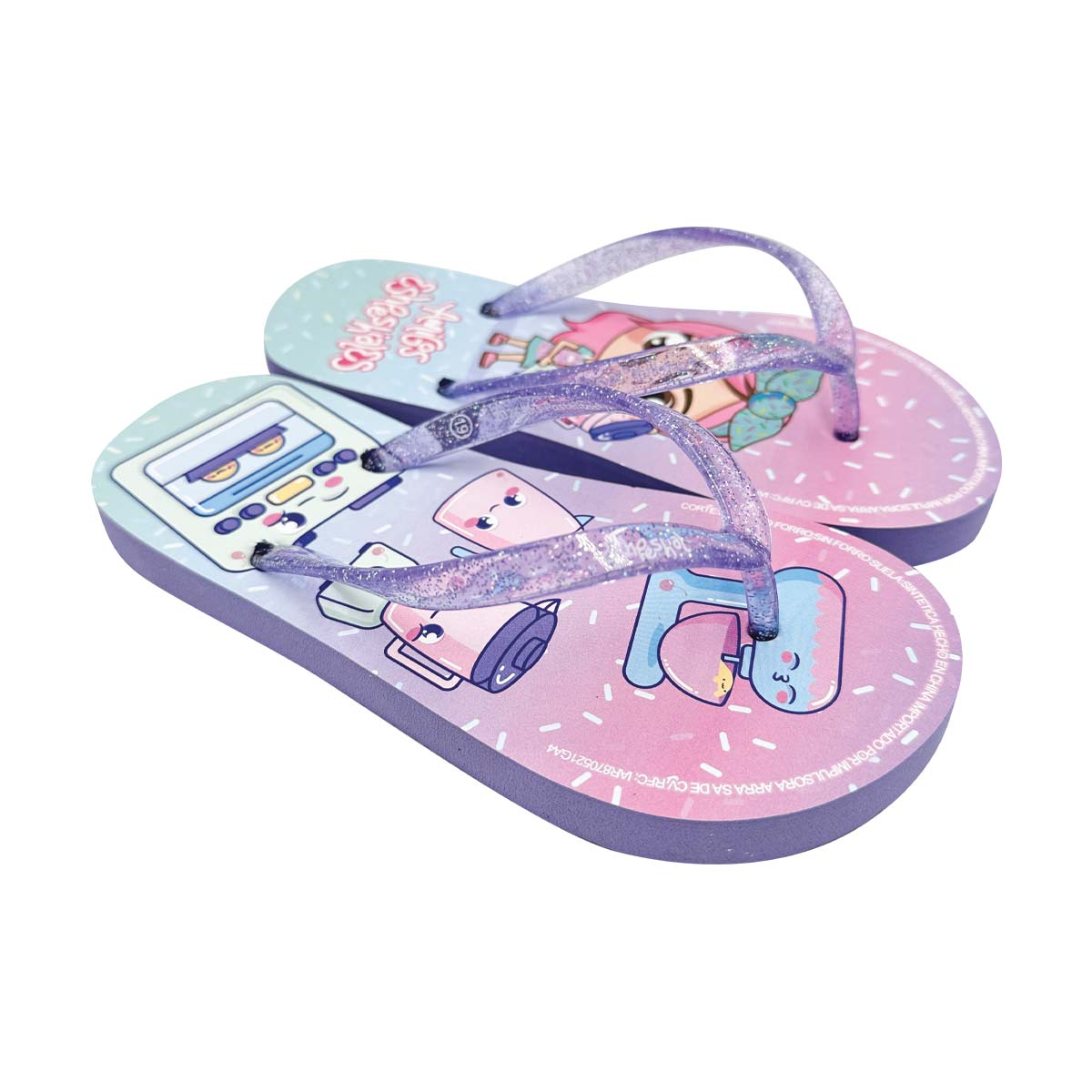 Foto 3 pulgar | Sandalias Mis Pastelitos Multicolor para Niñas