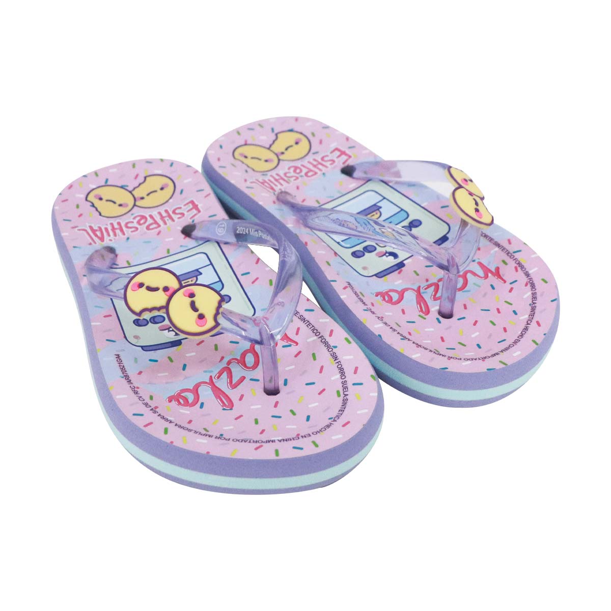Foto 3 pulgar | Sandalias Mis Pastelitos Rosas para Niñas