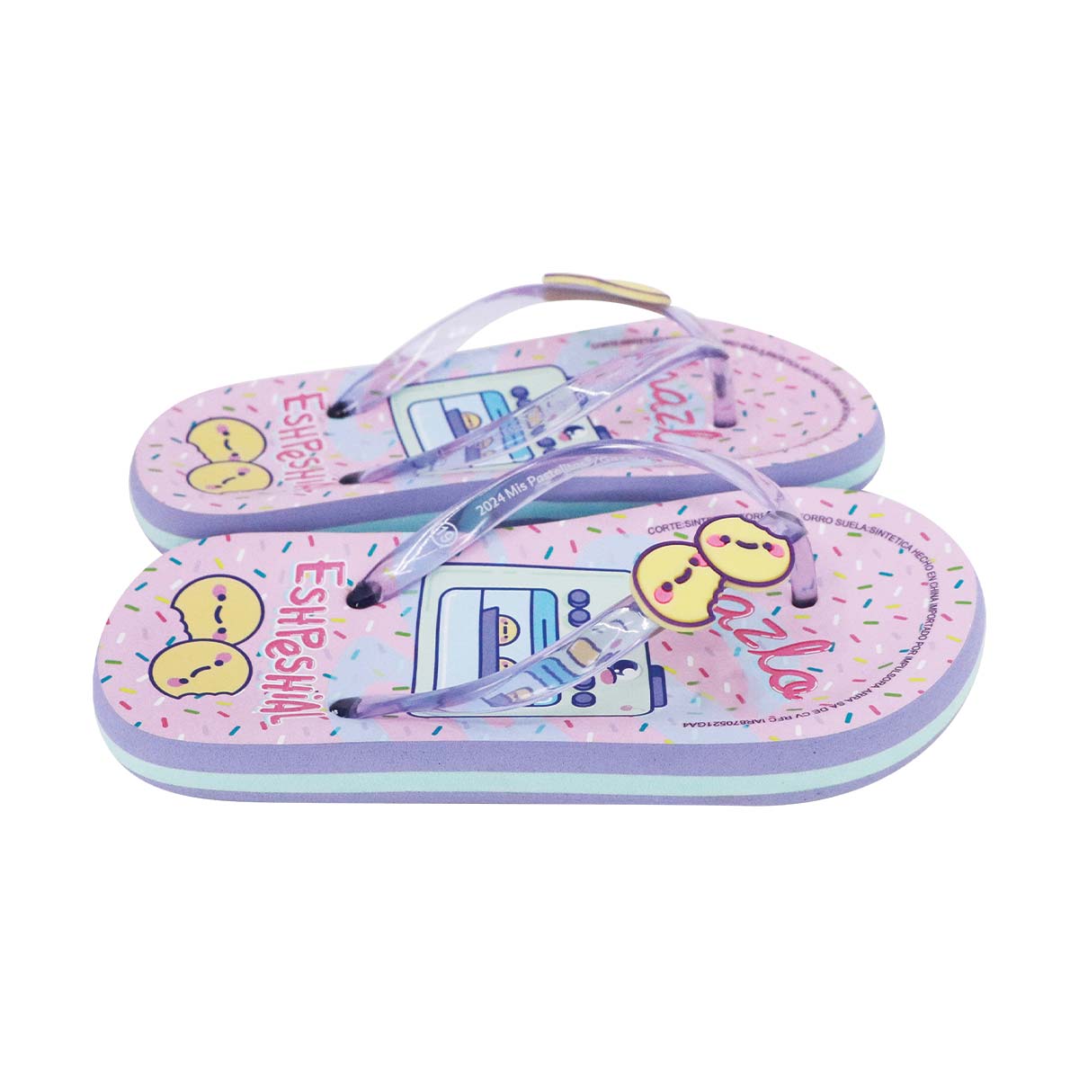 Foto 4 pulgar | Sandalias Mis Pastelitos Rosas para Niñas