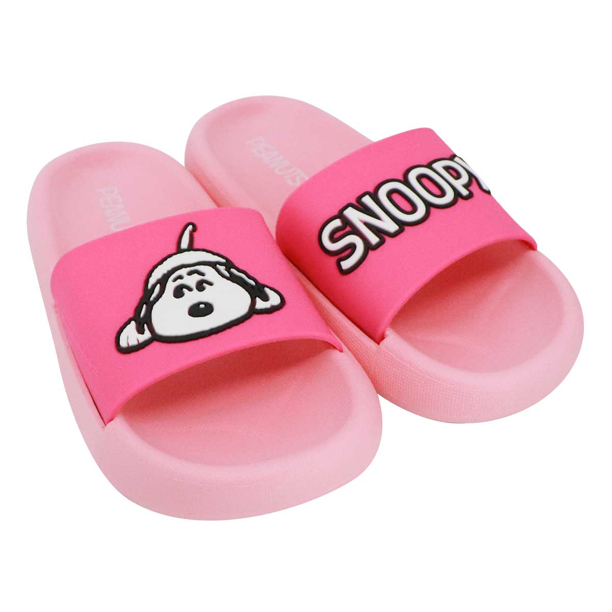 Foto 2 | Sandalias Slide Snoopy Peanuts Rosas para Niña