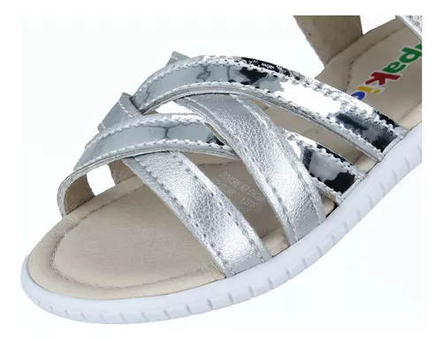 Foto 6 | Sandalias Zapakids 39211-4-b color Plata para Niña