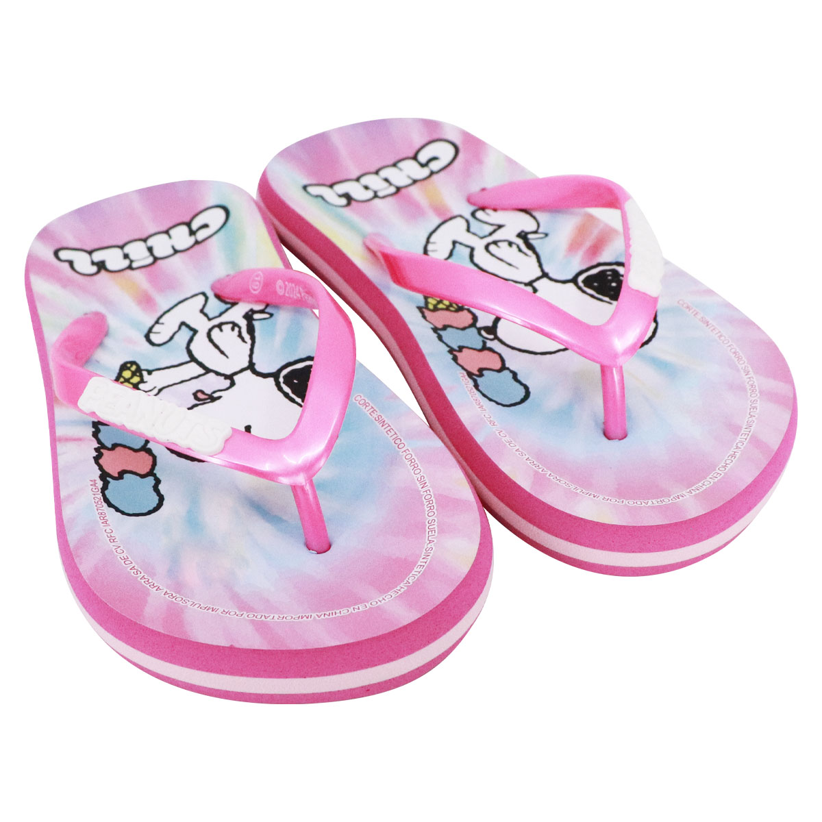 Foto 2 | Sandalias Snoopy Multicolor para Niña