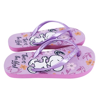 Foto 3 | Sandalias Snoopy Lilas para Niña